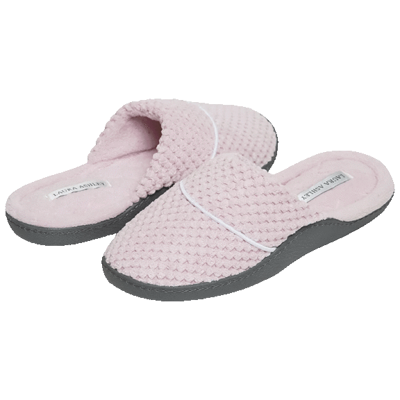 Laura Ashley Memory Foam Spa Slippers