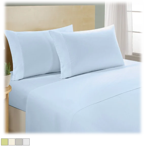 Milano 1000 Thread Count Egyptian-Quality Cotton Sateen 4-Piece Sheet Set