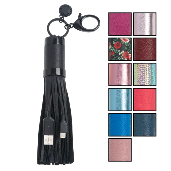 Rebecca Minkoff Power Tassel Keychain (Lightning Port)