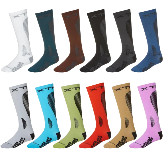 12-Pack: Extreme Fit Targeted Pain Relief Knee High Compression Socks