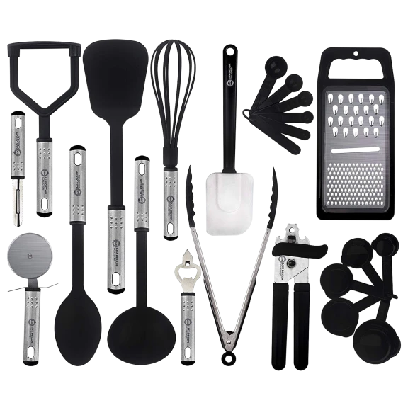 Lux Decor Collection 23 Piece Kitchen Gadgets Cookware Set