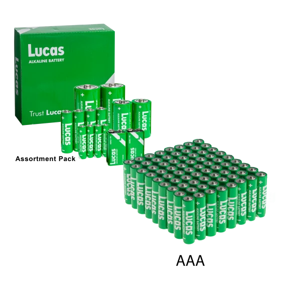 Lucas Alkaline Battery Bundles
