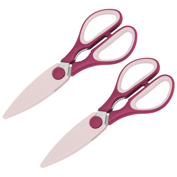 2-Pack: Cook with Color All Purpose Kitchen Scissors