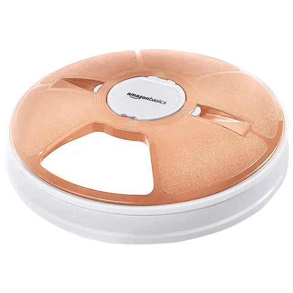 Amazon Basics Automatic Electronic Timed 6-Portion Pet Feeder