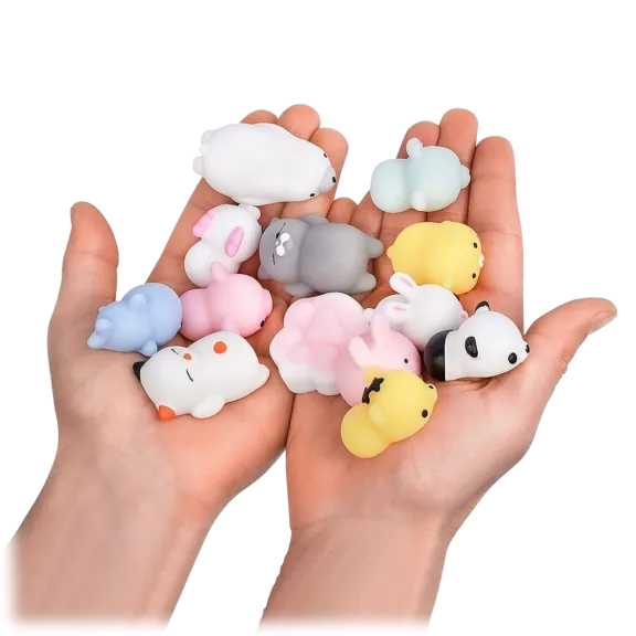 Hakol Adorable 40-Piece Mini Squishies Set