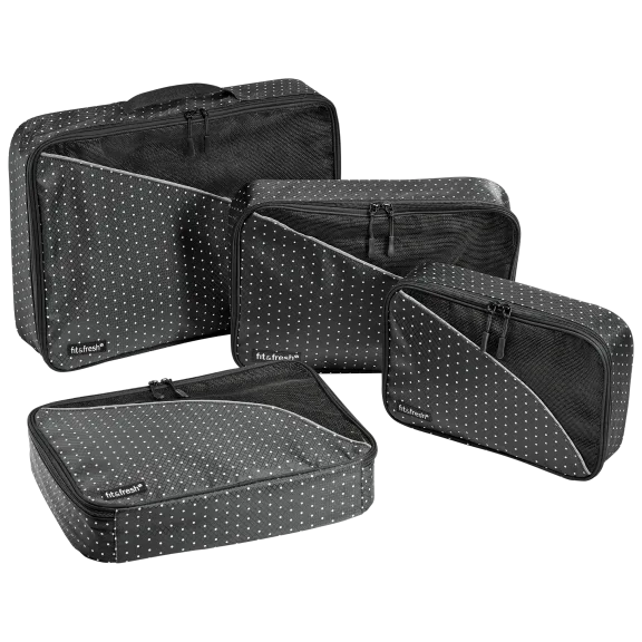 4-Pack: Fit & Fresh Packing Cubes