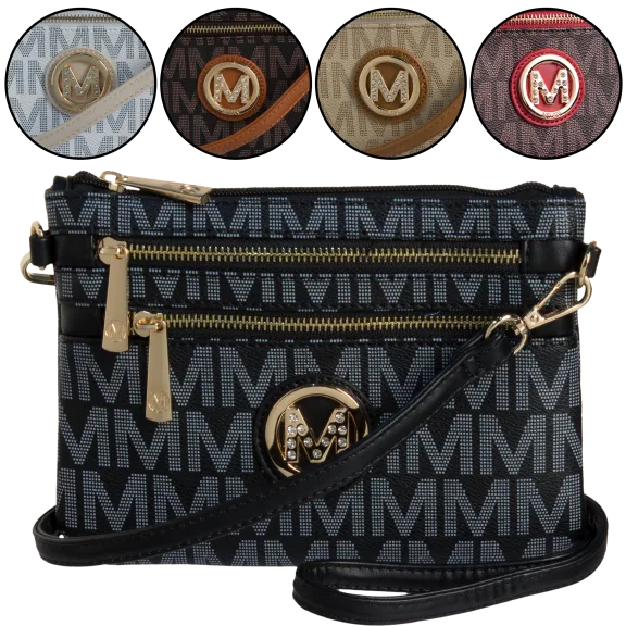 Milan Imports Crossbody-Wristlet Combo Handbag