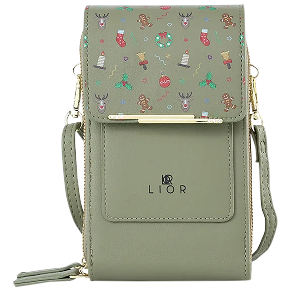 Lior Women's Christmas Crossbody Shoulder Bag