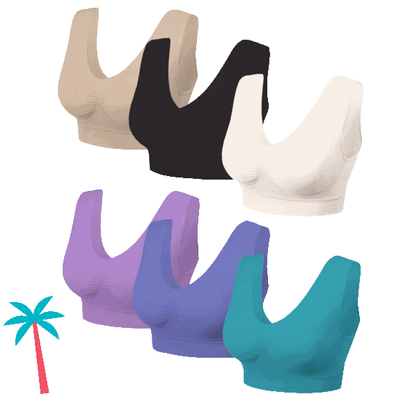 6-Pack: Extreme Fit Seamless Lightweight Comfort Bras