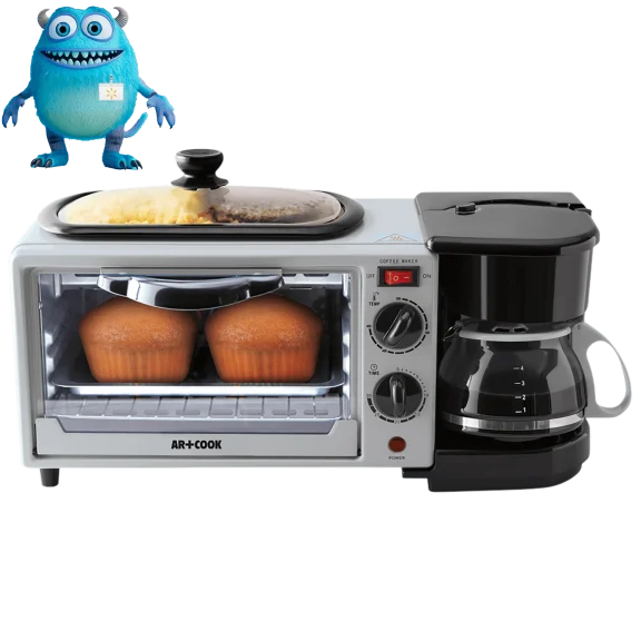Art + Cook 3-In-1 Breakfast Maker
