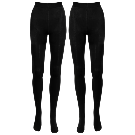 2-Pack: Adrienne Vittadini Body Shaper Tights