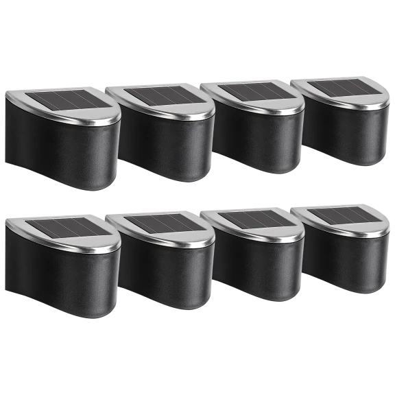 8-Pack: Gigalumi Outdoor Solar Step Lights
