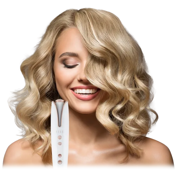 Elle Luxe Cordless Rechargeable Auto Curler