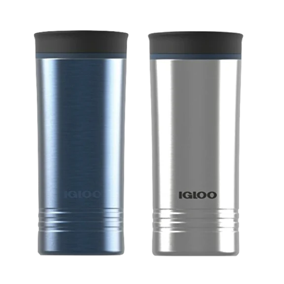 2-Pack: Igloo Vacuum Insulated 16oz Steel Tumblers