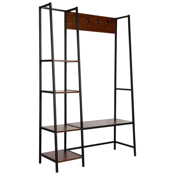 Ohwill Coat Rack Shoe Bench, Entryway Hall Tree