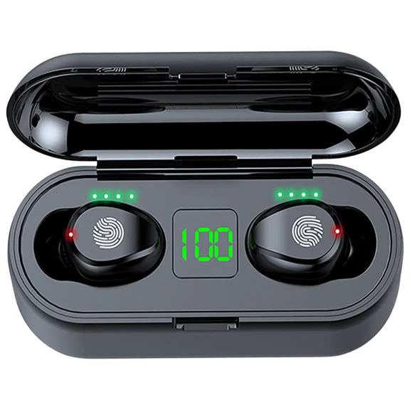 TWS Wireless Headset with 2,000mAh Power Bank Case