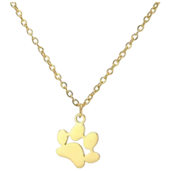 Hollywood Sensation Paw Print Necklace