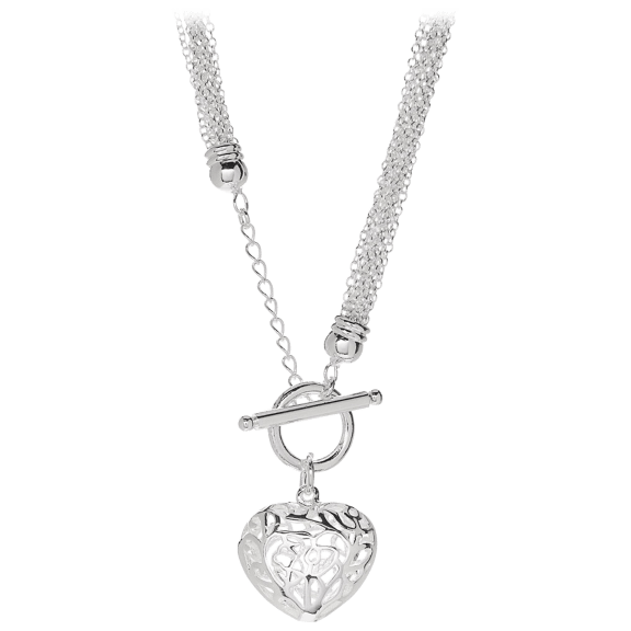 Hollywood Sensation Heart Pendant Necklace