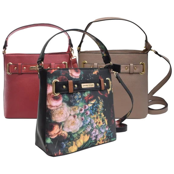 Adrienne Vittadini Top Handle Cross Body with Shoulder Strap