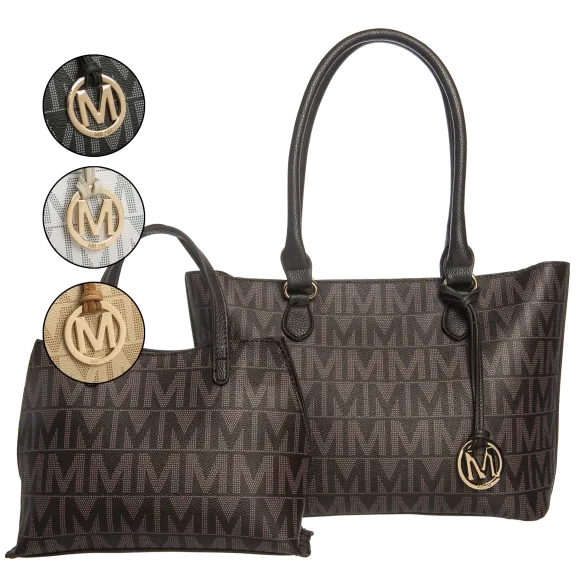 Milan Imports 2-in-1 Tote Handbag