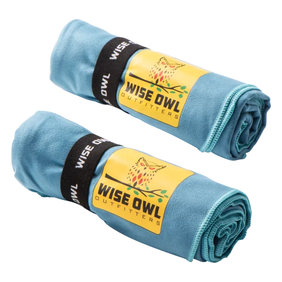 2-Pack: Wise Owl Outfitters Camping Towel