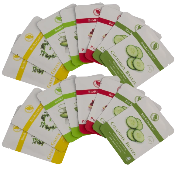 16-Pack: BioRepublic On The Glow Masks