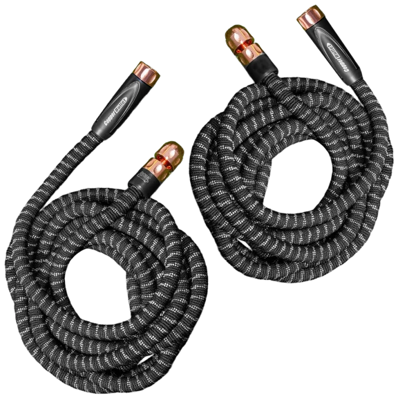 2-Pack: Pocket Hose 25' Copper Bullet Water Hoses