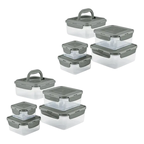 The Space-Saving 20-Piece Nesting Food Storage Set