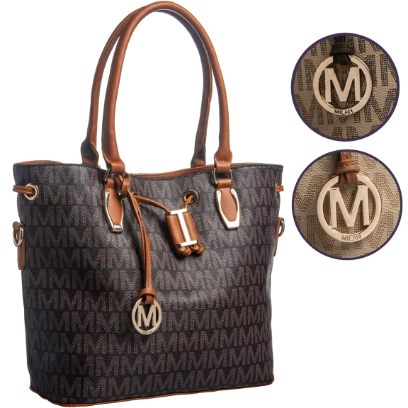 Drawstring Bucket Bag by Milan Imports