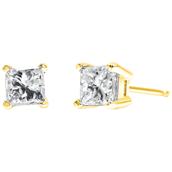 Haus of Brilliance 14K Yellow Gold 1/5 Carat TW Certified Diamond Stud Earrings