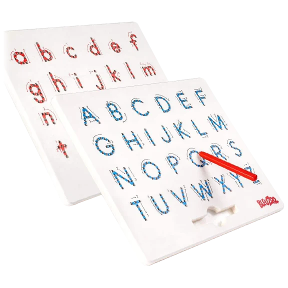 BleuZoo Alphabet Magnetic Letter Tracing Board 2-in-1 (Uppercase & Lowercase)