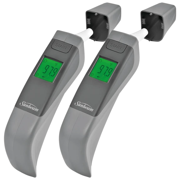 2-Pack: Sunbeam Infrared No Touch Dual Usage Thermometer