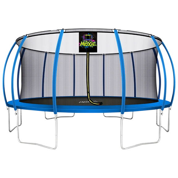 Moxie 16 FT Outdoor Trampoline Set with Premium Top-Ring Frame Safety Enclosure