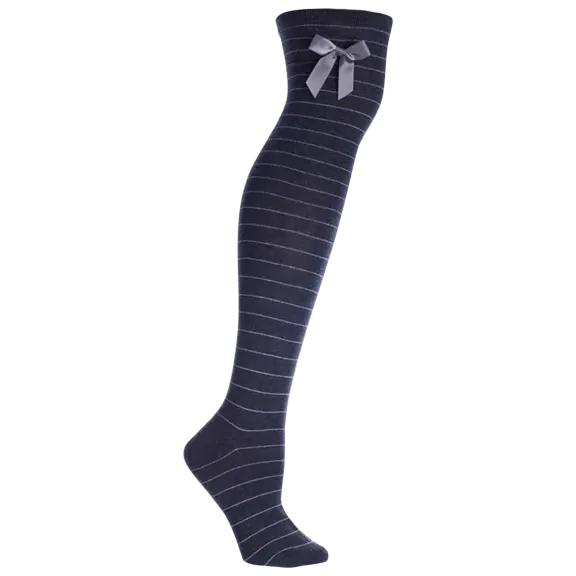 MinxNY Over the Knee Socks Featuring Bow Detailing