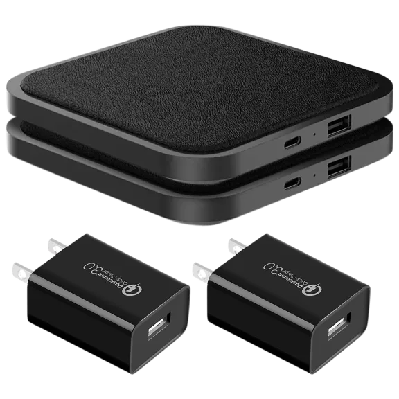 2-Pack: Loowoko 15-Watt Wireless Charging Pad