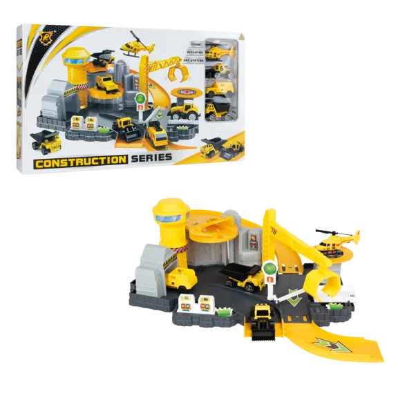 Super Toys 28-Piece Construction Site Ultimate Fun Playset