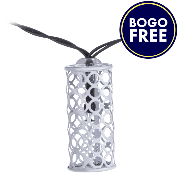 BOGO FREE: Sterno Home Solar-Powered String Light in Silver for Outdoors