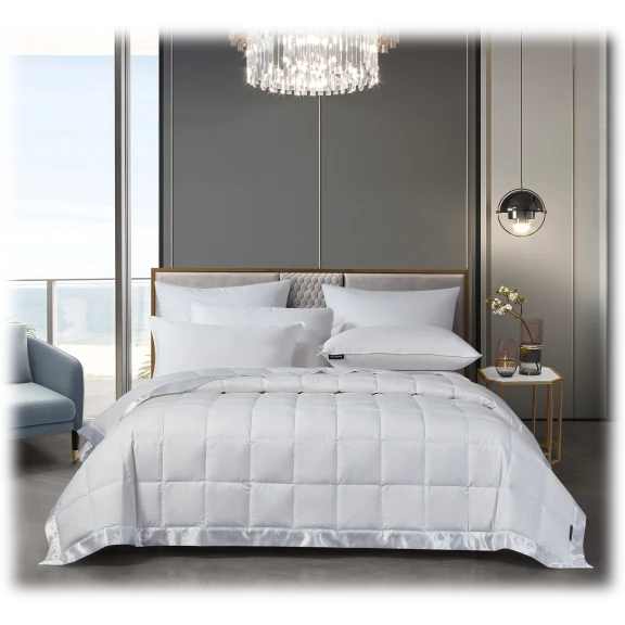 Beautyrest Tencel/Cotton Blend Breathable RDS Down Light Warmth Blanket