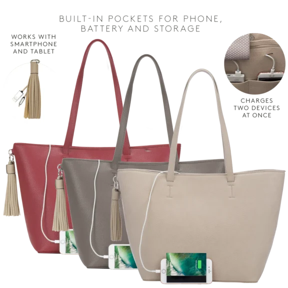 Chic Buds 5,000mAh Totel Power Charging Bag