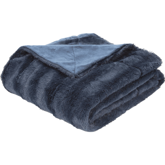 Cheer Collections Faux Fur 60" x 70" Throw Blanket