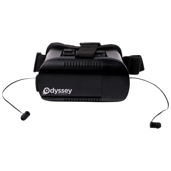 Odyssey Tech 3D Pro Elite VR Bluetooth Headset with Retractable Earbuds