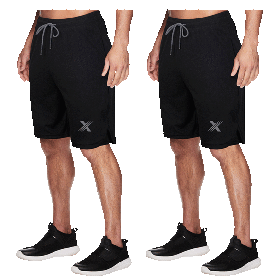 2-Pack: Extreme Fit Men's Essential Lightweight Running Shorts