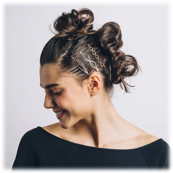 9-Pack Zoe Ayla Metallic Bobby Pin