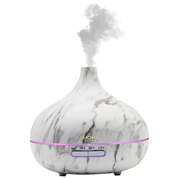 Amore Paris White Marble Ultrasonic Essential Oil Diffuser