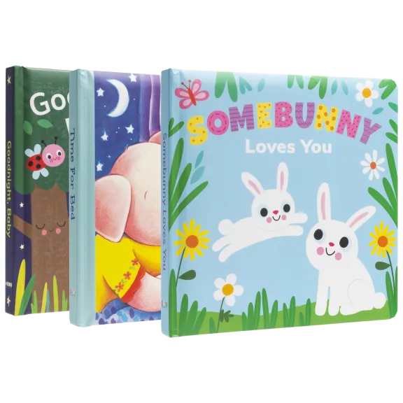 3-Pack: Page Publications Padded Board Books "Bedtime" Set
