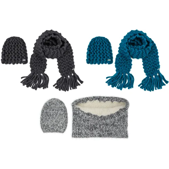 Nicole Miller Scarf & Hat Set