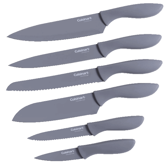 Cuisinart Advantage Color Collection 6-Piece Knife Set with Blade Guards