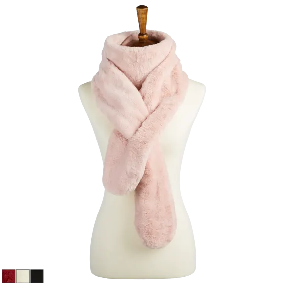 Laundry by Design Faux Fur Pull-through Scarf