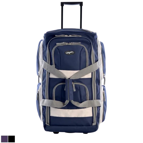 Olympia USA 8-Pocket 22" Rolling Duffel Bag