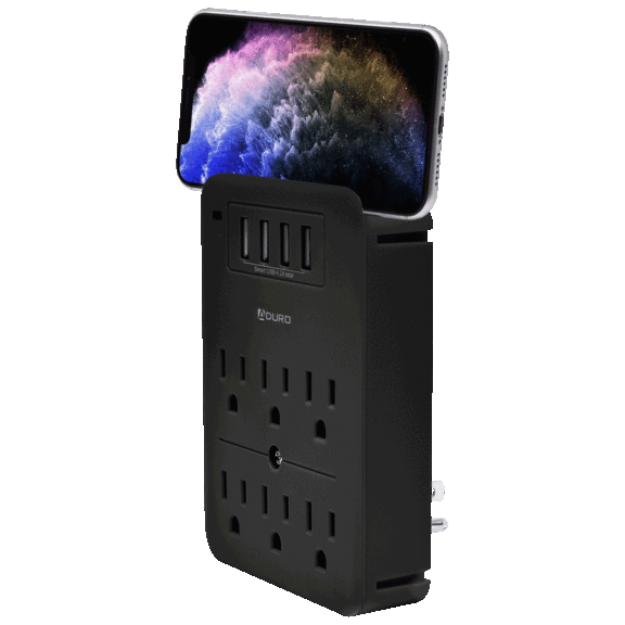 Aduro Surge Multi-Charging Station with 6 Outlets and 4 USB Ports